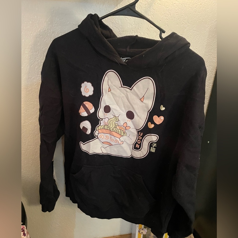 Black Cat Graphic Hoodie